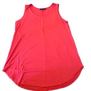 Iliad USA Women's Coral Flowy Tank Top Size Medium